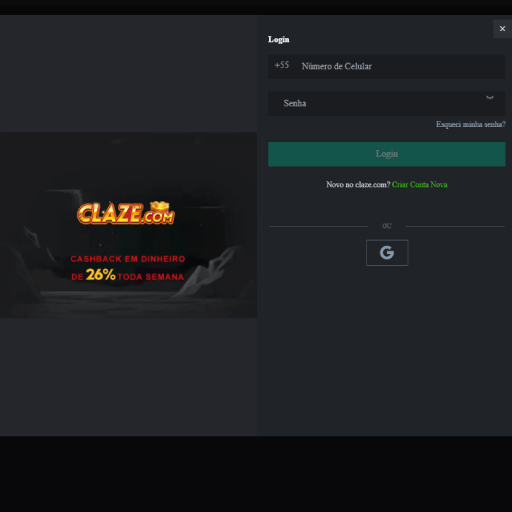 Figura 2 do login da CLAZE777